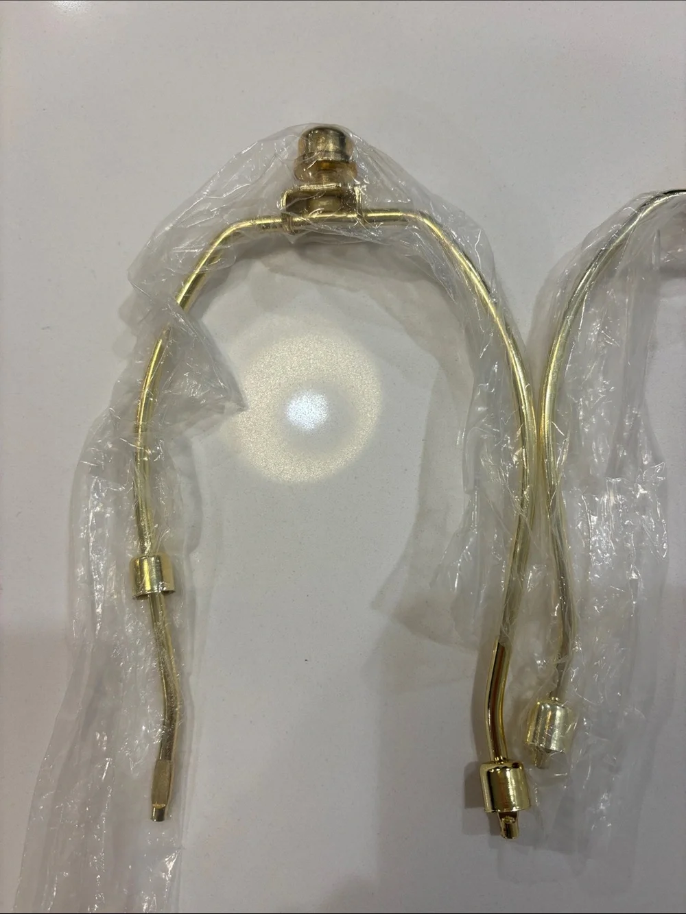 Gold Lamp Harp Pair - Replacement Lamp Harps